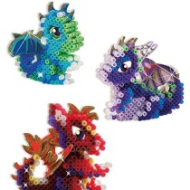 Perles a repasser - Dragons - SES CREATIVE - Fabrique 3 types de drago