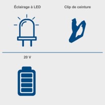 Clé a chocs sans fil 1/4 - SCHEPPACH - 20V IXES - Couple 180 Nm - sans batterie ni chargeur - C-ID180-X