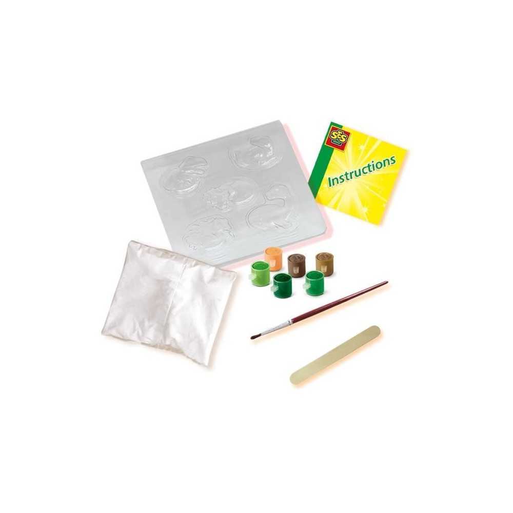 Kit de moulage et peinture - oeufs de dinosaures - Pour enfants de 5 a