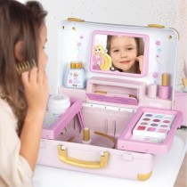 Smoby - Disney Princesse - Valise beauté facile a transporter - 13 accessoires inclus : coiffure, onglerie, maquillage - Fabric