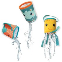 SES CREATIVE - Gobelets pour le bain en Néoprene - Bleu - Tissu - Mix