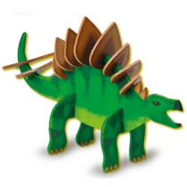 Dinosaure en bois qui brille dans le noir - Kit de bricolage - SES CRE