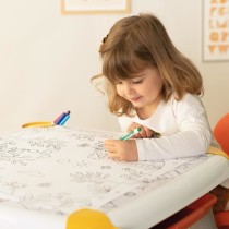 Smoby - Recharge Coloriages pour la Kid table créative - 10 feuilles de coloriages