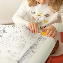 Smoby - Recharge Coloriages pour la Kid table créative - 10 feuilles de coloriages