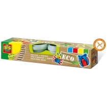 Pâte a modeler écologique SES CREATIVE 24911 - 4x90 g - Multicolore