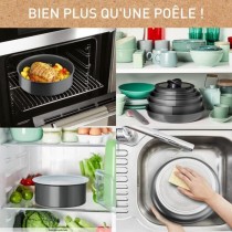 TEFAL INGENIO Renew Poele 24 cm, Céramique antiadhésive, Recyclée, Thermo-Signal™, Fabriquée en France L2600402