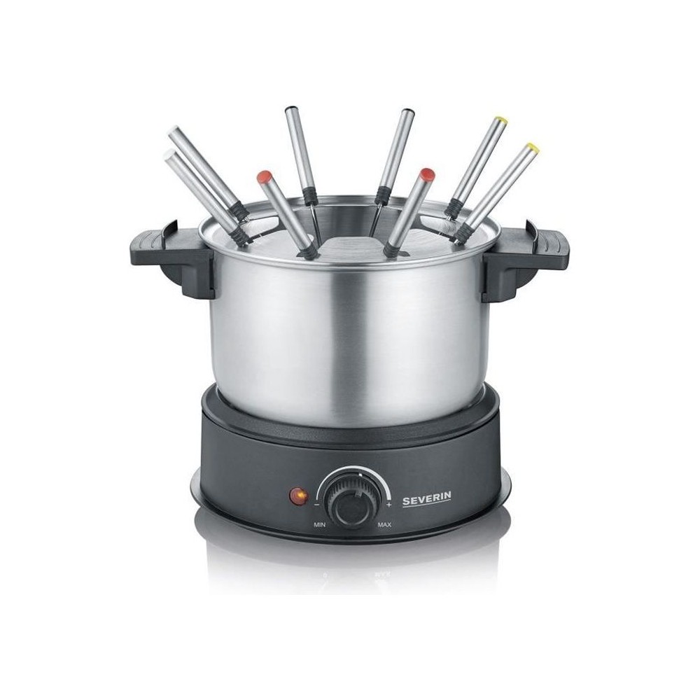 Fondue électrique SEVERIN FO2473 - Caquelon inox amovible - 8 personn