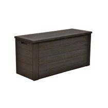 TOOD Malle / coffre de rangement en résine - 300 L - 120 x 46 x 58 cm