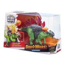 Dino Robotique - ZURU - Dino Wars Stegosaurus - Stégosaure Robo Alive avec armure, plaques lumineuses et pistolet