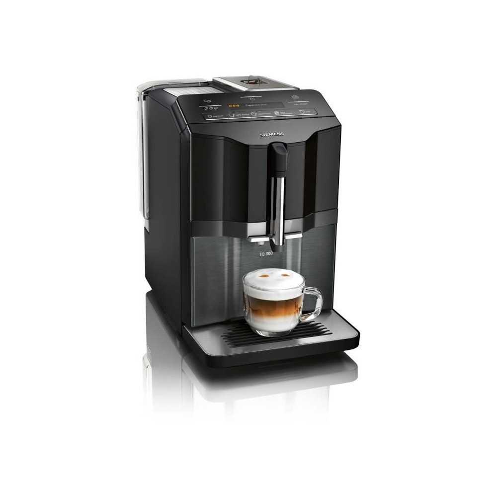 Machine a espresso Auto SIEMENS EQ.300 TI355209RW - Inox foncé et noi