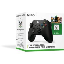 Microsoft Xbox - Manette sans fil Xbox Carbon Black + Xbox Game Pass Ultimate