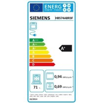 Four pyrolyse - SIEMENS IQ300 - HB574ABR3F - Noir - 7 modes de cuisson