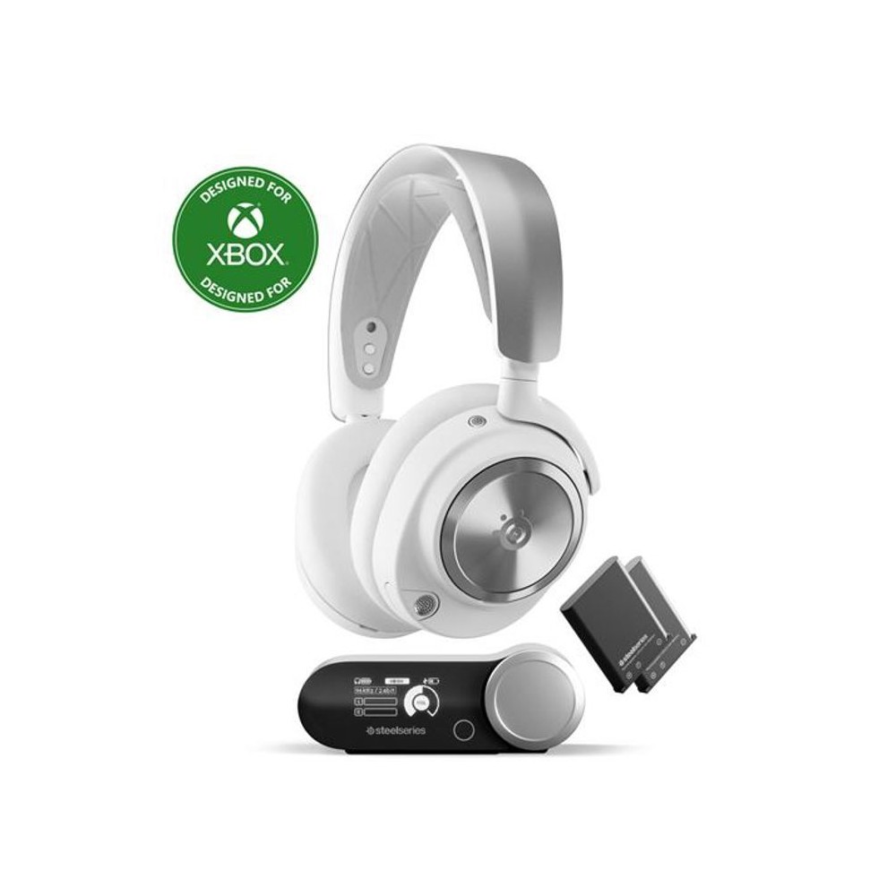 Casque Gaming Sans fil - STEELSERIES - Arctis Nova Pro X - Blanc