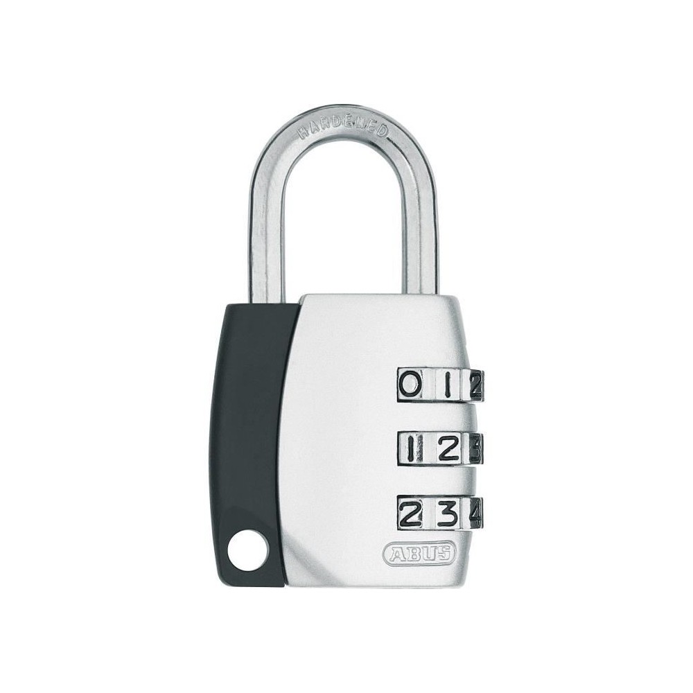 Cadenas a combinaison - ABUS - 155/30 B/DFNLI - Anse acier - Code numérique a trois chiffres personnalisable