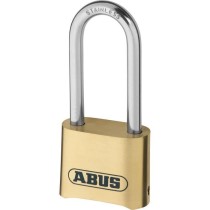 Cadenas a combinaison - ABUS - 180IB/50HB63 B/DFNLI - Corps laiton forgé - Anse inox - Code numérique