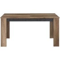 Table a manger extensible - STEIN - Rectangulaire - Chene et steam Bla