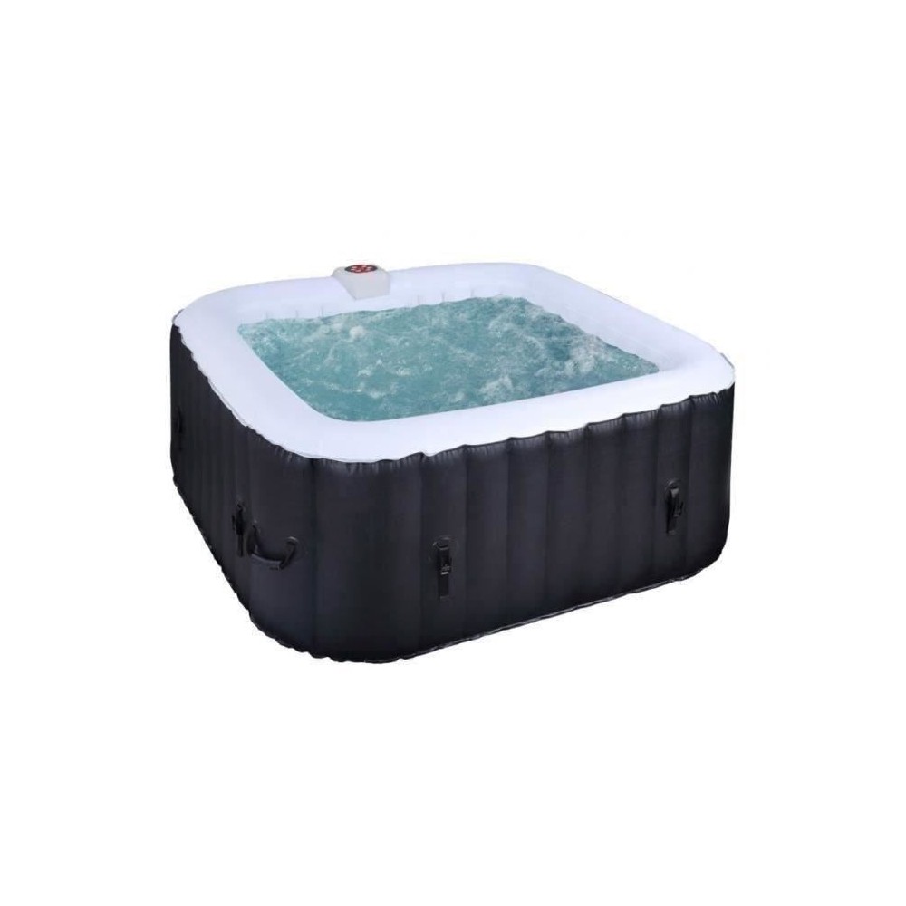 Spa gonflable SUNSPA - AC02 - 185 x 65 cm - 6 places - Carré (Livré