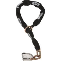 Antivol de chaîne - ABUS - 8008/12KS120 Black Loop - Chaîne 12 mm - Pene 16 mm - Alarme 100 dB - Cylindre Xplus - 2 clés