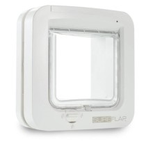 SUREFLAP Chatiere a puce électronique - Blanc - 142 mm x 120 mm (Mém