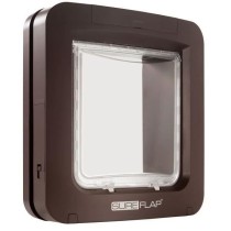 SUREFLAP Grande chatiere a puce électronique - Marron - 178 mm x 170