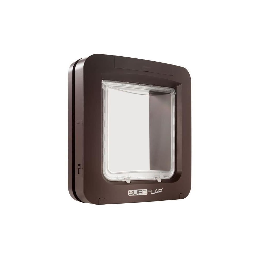 SUREFLAP Grande chatiere a puce électronique - Marron - 178 mm x 170