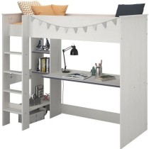 PARISOT JIM Lit mezzanine enfant contemporain décor pin memphis et ch