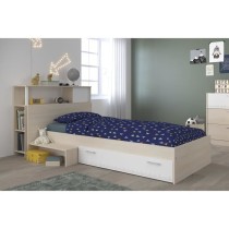 PARISOT Ensemble lit + tete de lit avec rangement - Style contemporain