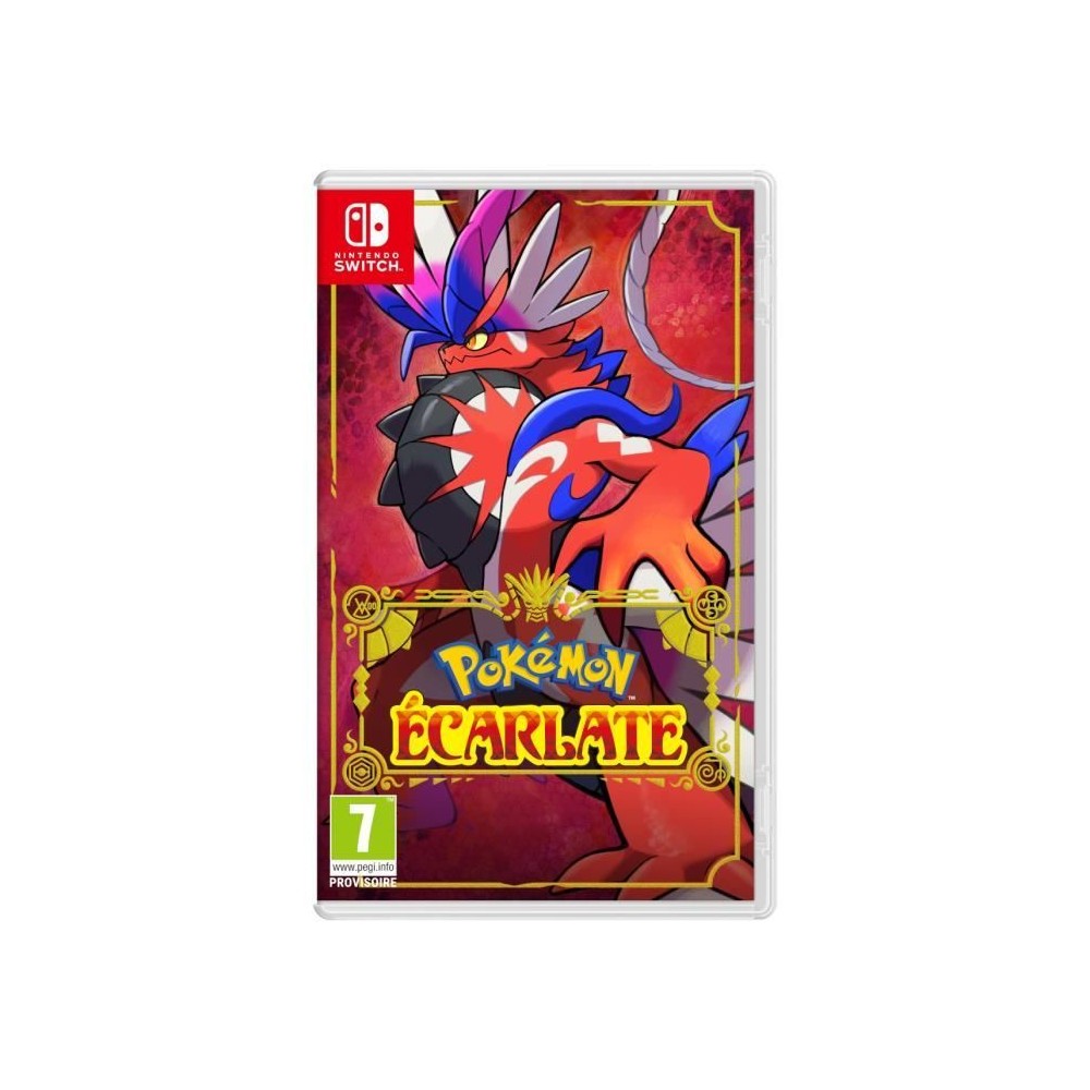 Pokémon Écarlate • Jeu Nintendo Switch