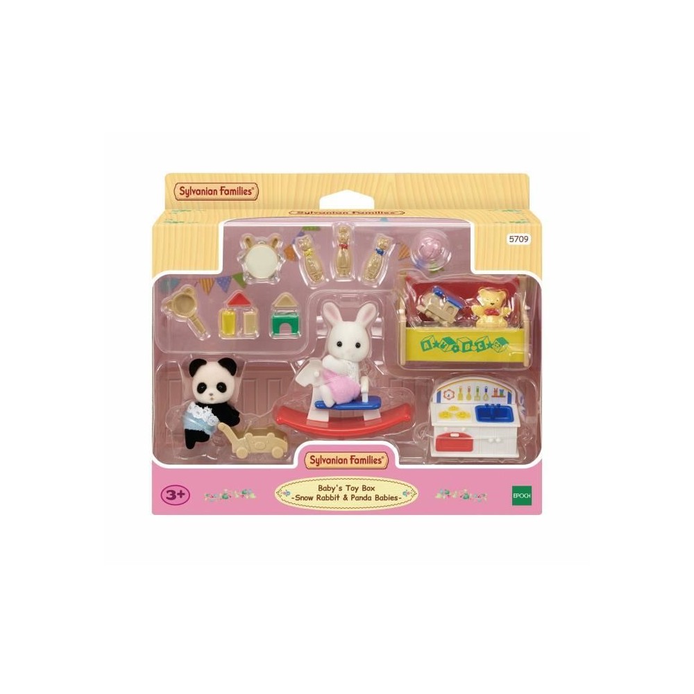 Figurines miniatures - SYLVANIAN FAMILIES - Le coffre a jouets des bé