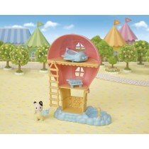 Mini-univers - SYLVANIAN FAMILIES - La montgolfiere des bébés - Rose