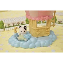 Mini-univers - SYLVANIAN FAMILIES - La montgolfiere des bébés - Rose