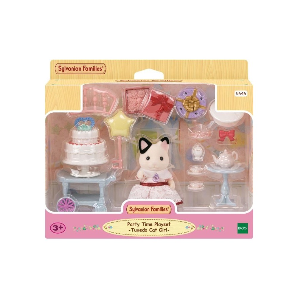 Figurines miniatures - SYLVANIAN FAMILIES - 5646 - La fille Chat bicol