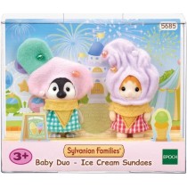 Le duo costumé Cremes glacées - SYLVANIAN FAMILIES - 5685 - Bébé P