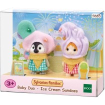 Le duo costumé Cremes glacées - SYLVANIAN FAMILIES - 5685 - Bébé P