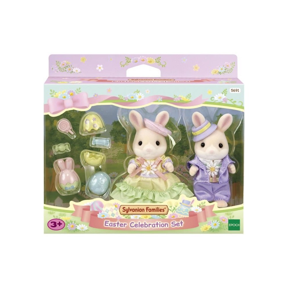 Poupée Lapin Marguerite - Chasse aux oeufs - SYLVANIAN FAMILIES