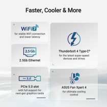 Carte mere - ASUS - PRIME Z890-P WIFI - DDR5 SDRAM - Wi-Fi intégrée - Multiples ports USB