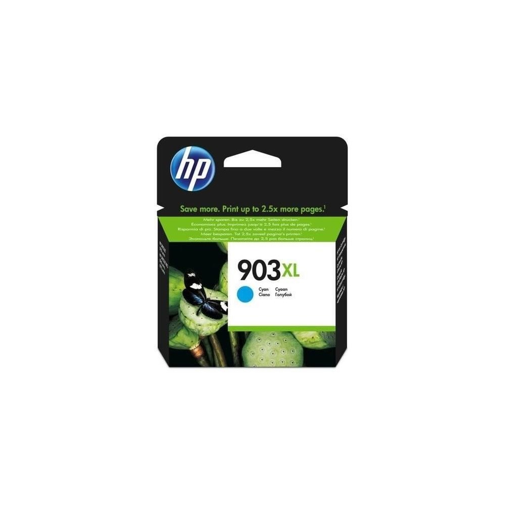 HP 903XL Cartouche d'encre cyan grande capacité authentique (T6M03AE)