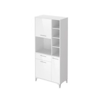 Buffet de cuisine - Blanc brillant - Contemporain - 3 portes - ECO - L