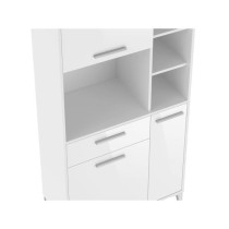 Buffet de cuisine - Blanc brillant - Contemporain - 3 portes - ECO - L