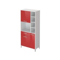 Buffet de cuisine ECO L 80 cm - Rouge brillant