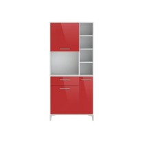 Buffet de cuisine ECO L 80 cm - Rouge brillant