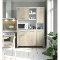 ECO Buffet de cuisine L 120 cm - Décor chene