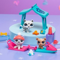 Pack a theme 3 Pets - BANDAI - Littlest Pet Shop Neige - Animaux et accessoires