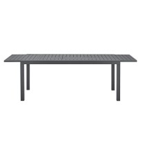 Table de jardin extensible 6 a 8 personnes - Structure et plateau en a