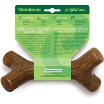 Benebone Jouet bâton a mâcher pour chien adulte, Taille L, saveur ba