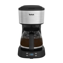 TEFAL Cafetiere filtre inox programmable 1,2L, 8 a 12 tasses, Ecran Le