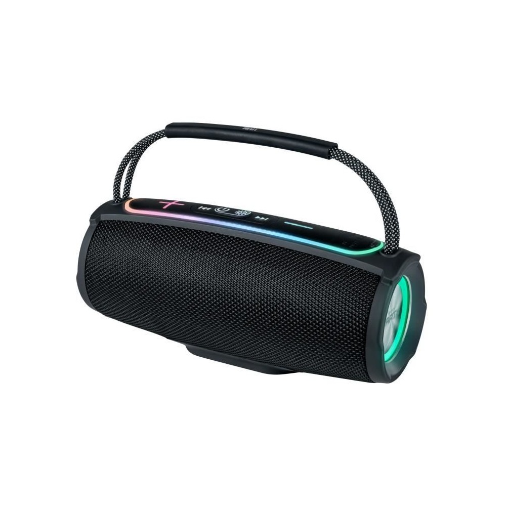 Enceinte sans fil lumineuse - BIGBEN - Mainstream 3 - Bluetooth 5.3, 30W, TWS, USB, Micro-SD, Batterie USB-C