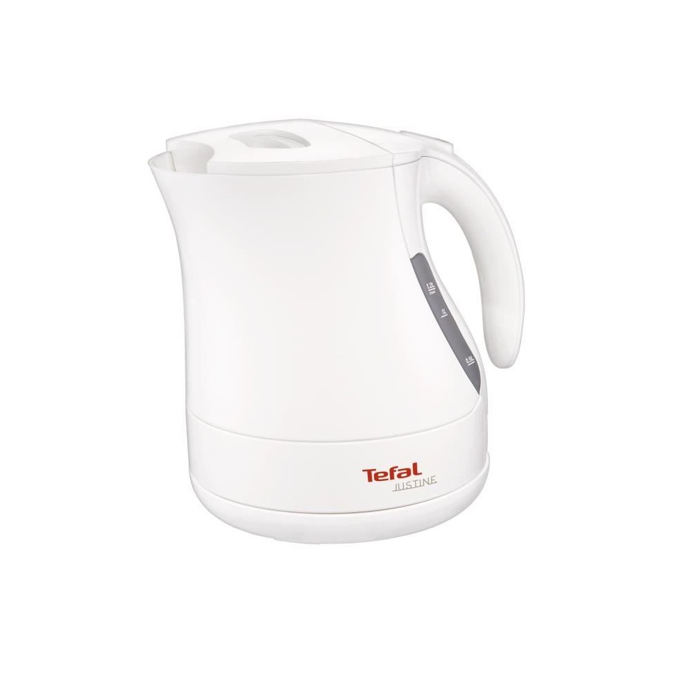 TEFAL Bouilloire électrique Justine - Blanc - 1.2L - 2400W - Filtre a