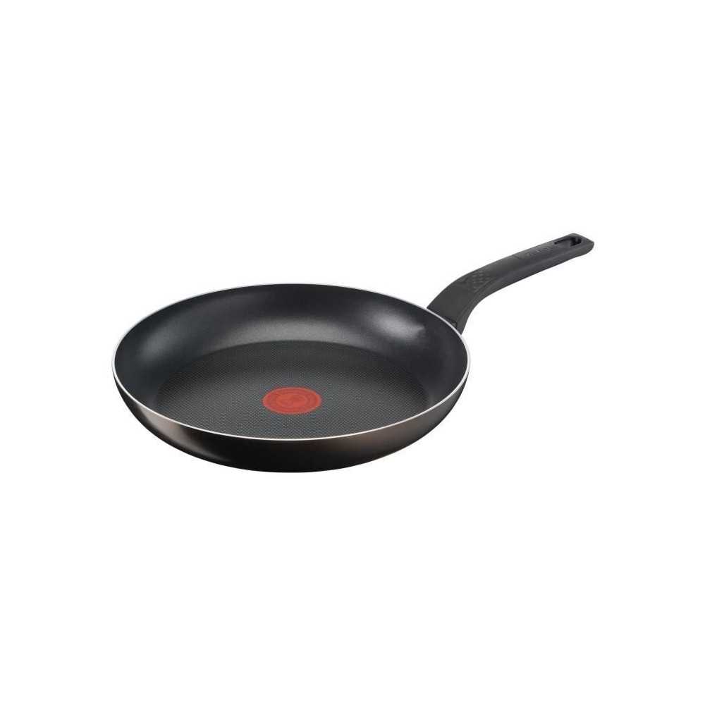 TEFAL Easy Cook & Clean Poele 28 cm, Non induction, Revetement antiadh