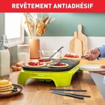 TEFAL Appareil a crepes, 6 empreintes, Revetement antiadhésif, 6 spat